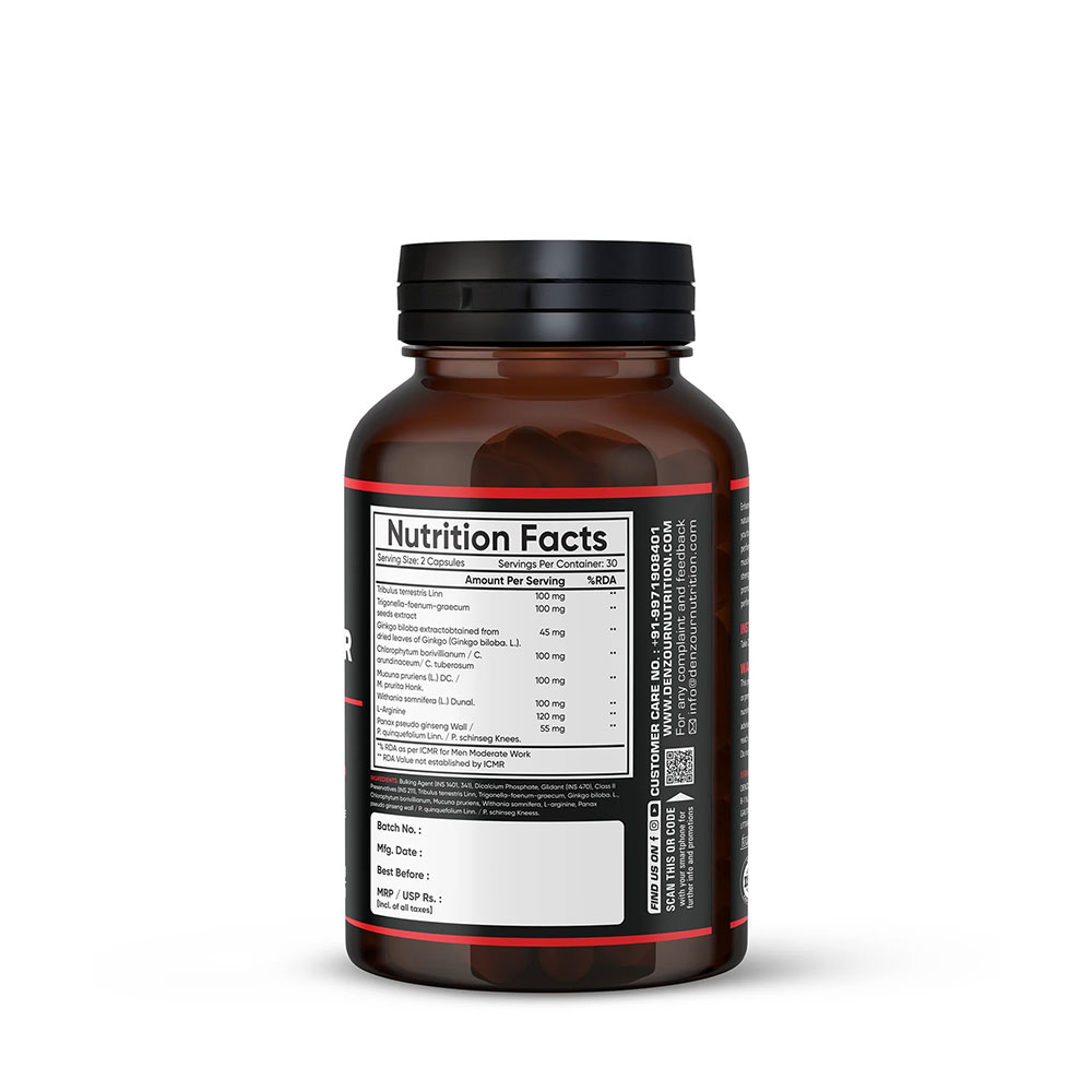 Denzour Nutrition Testosterone Booster - Imagem 3