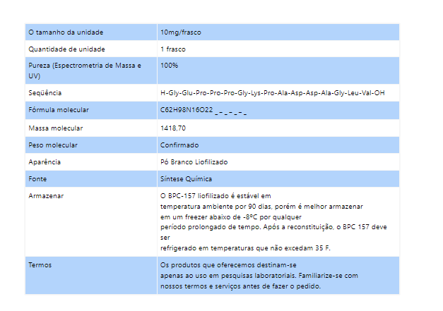 BPC Active, Cicatrização Rápida e Reparação de Lesões, 10mg, Gen Pharma - Imagem 2