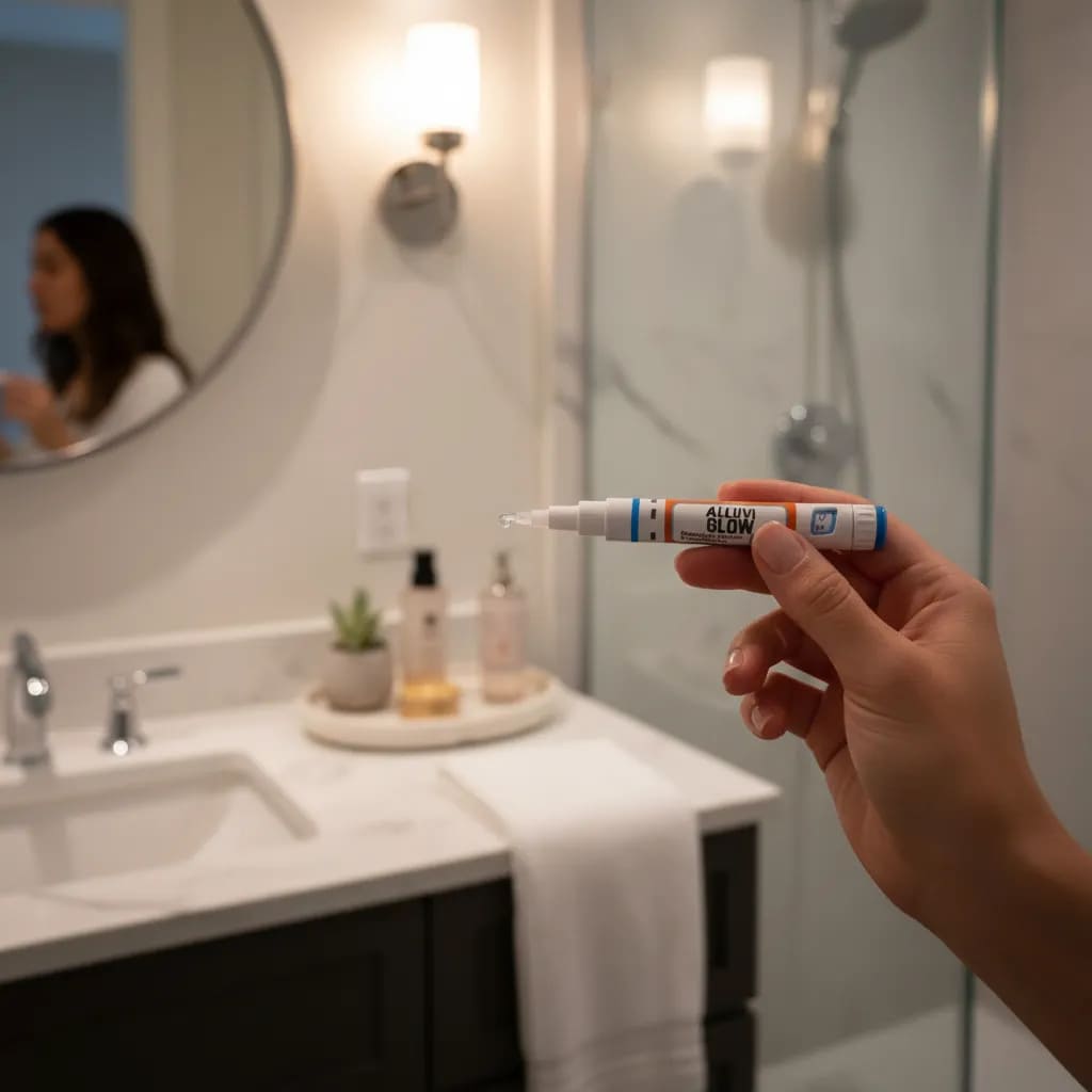 Glow Skin 70mg, Fórmula Facial Avançada, Alluvi - Imagem 3