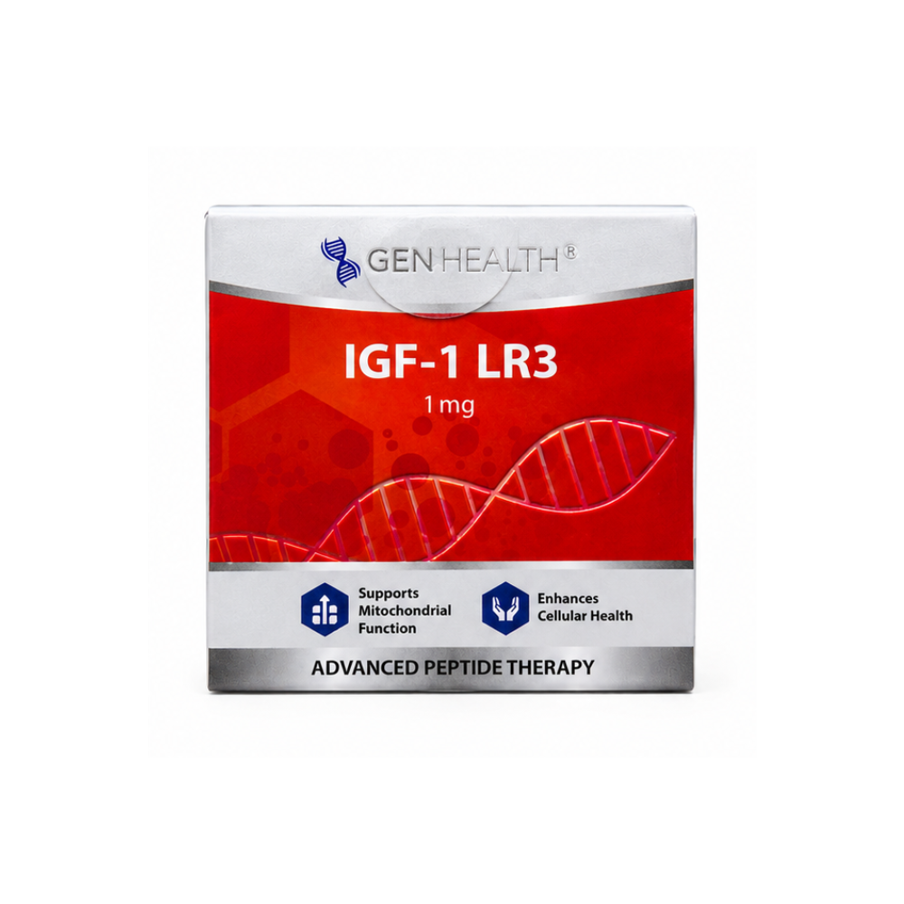 IGF-1 LR3 1mg + Diluente, Peptídeo Fator de Crescimento, Gen Health