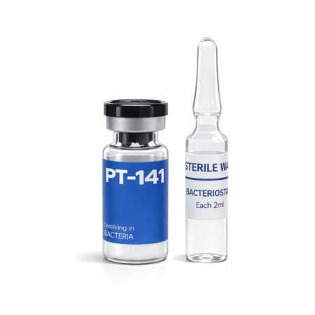 PT-141 (Bremelanotida), 10mg, com Água Bacteriostática, Oxygen