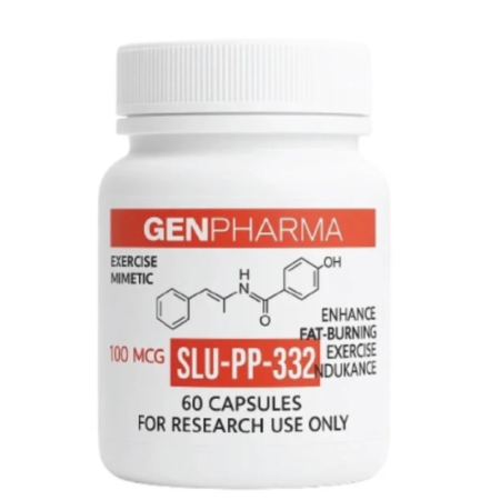 SLU-PP-332, 100mcg, Definição Muscular, Energia e Queima de Gordura, 60 Cápsulas, GEN PHARMA