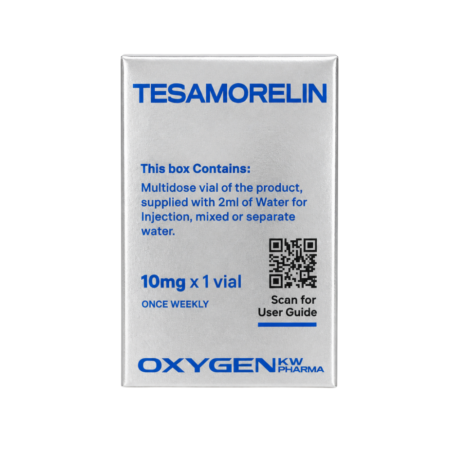 Tesamorelin 10mg + Diluente, Peptídeo do Hormônio do Crescimento, Oxygen