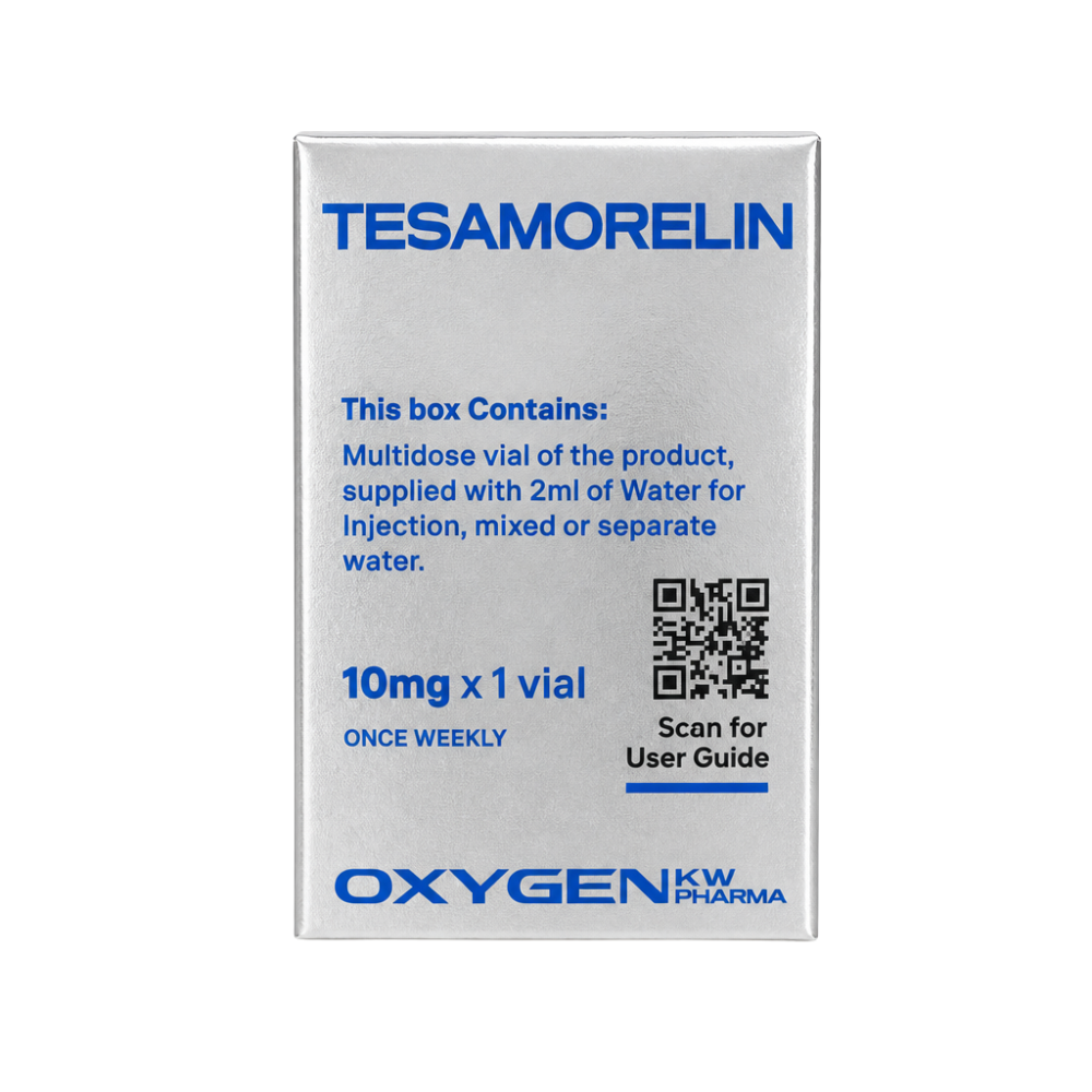 Tesamorelin 10mg + Diluente, Peptídeo do Hormônio do Crescimento, Oxygen