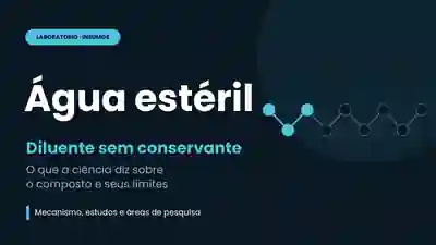 Água estéril para injeção - diluente