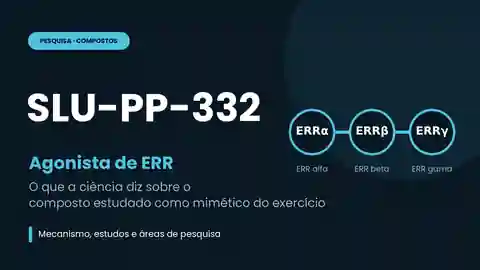 SLU-PP-332: agonista sintético de receptores ERR estudado como mimético do exercício