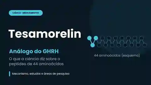 Tesamorelina: análogo de GHRH estudado em lipodistrofia associada ao HIV
